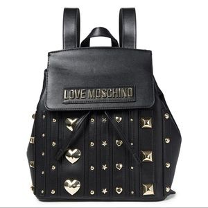 💎LOVE MOSCHINO💎Studded faux leather backpack